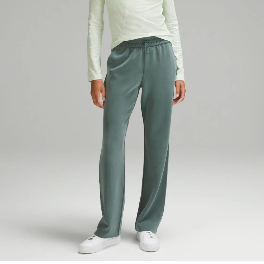 Lululemon Softstreme High-Rise Pant - dark forest color